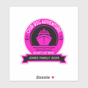 Pegatina Cruceros de lista de cubos