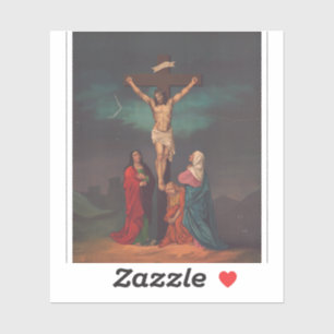Pegatina Crucifixión de Jesucristo