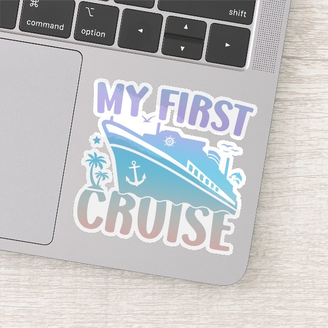 Pegatina Cruise My First Cruise 2025 (Detalle)