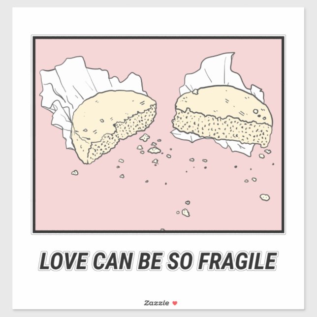 Pegatina Crumbling Cookie Cafe Wall Art | Minimalist (Hoja)