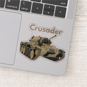 Pegatina Crusader WW2 British Tank