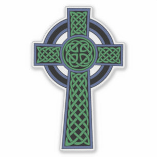 Pegatina Cruz Celta de Knot irlandesa