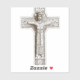 Pegatina Cruz Clásica Cristiana