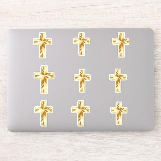 Pegatina Cruz cristiana (Ordenador)