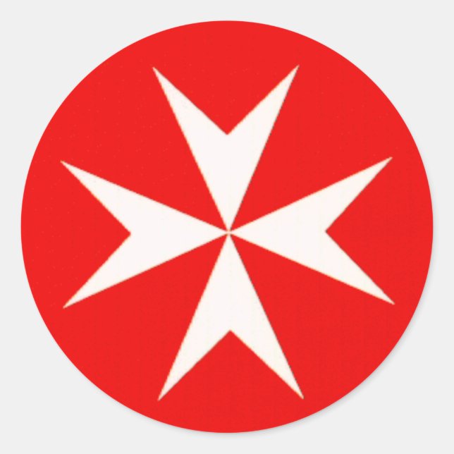 Pegatina CRUZ MALTESE (Anverso)