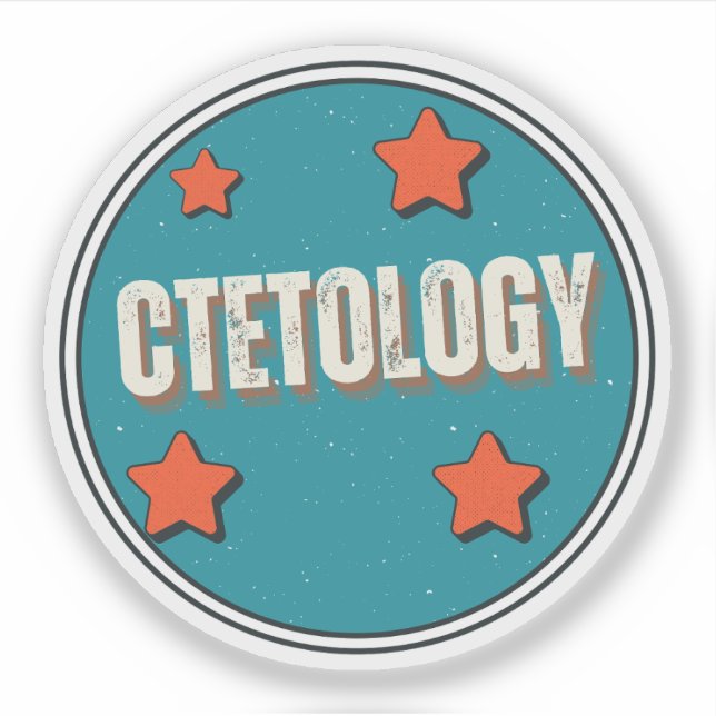 Pegatina Ctetología (Anverso)