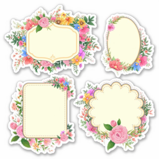 Pegatina Cuaderno y diario (Anverso)