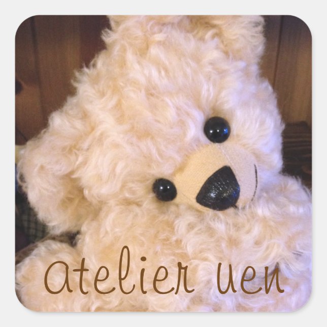 PEGATINA CUADRADA アトリエうえん　オリジナルかくしーる（ぎゅ） (Anverso)