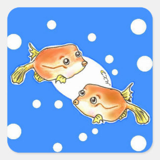 PEGATINA CUADRADA ハ コ フ グ ち ゃ ん