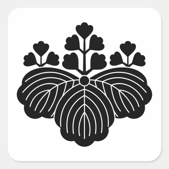 PEGATINA CUADRADA 五三桐 (Anverso)