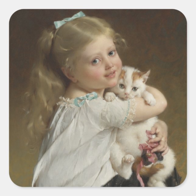 PEGATINA CUADRADA 私の親友 (Anverso)