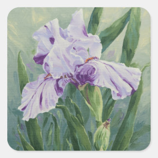 Pegatina Cuadrada 0440 Morado Iris