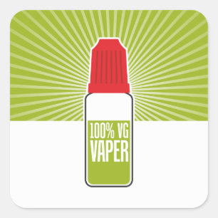 PEGATINA CUADRADA 100% VG