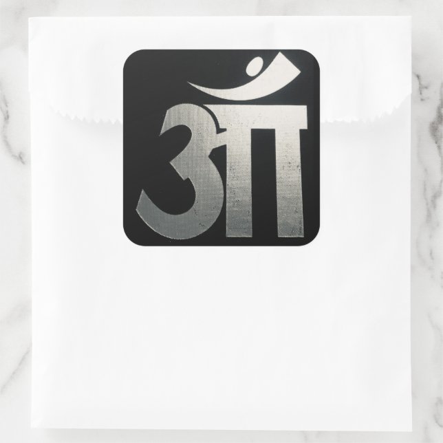 Pegatina Cuadrada 10.º habitación (Bolso)