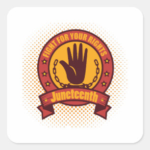 Pegatina Cuadrada 12 de junio lucha por sus derechos