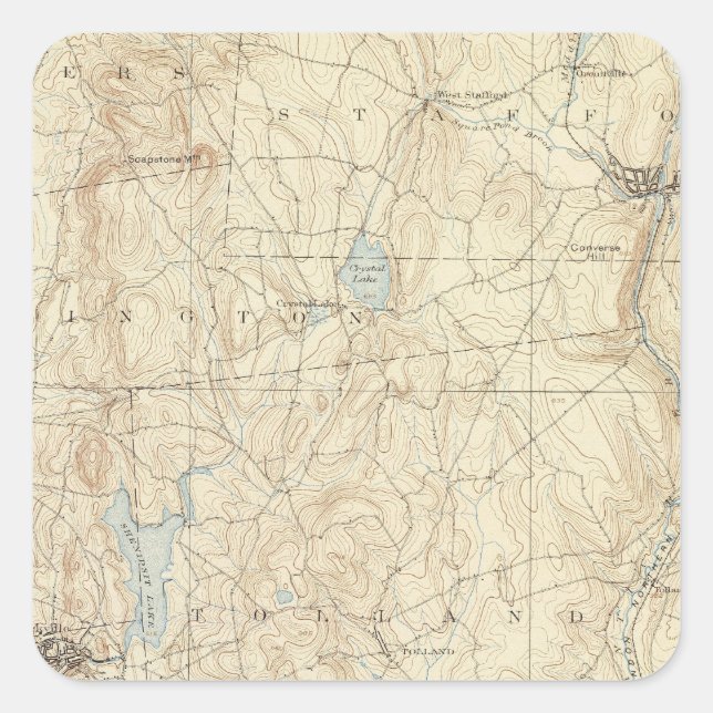 Pegatina Cuadrada 12 Hoja de Tolland (Anverso)