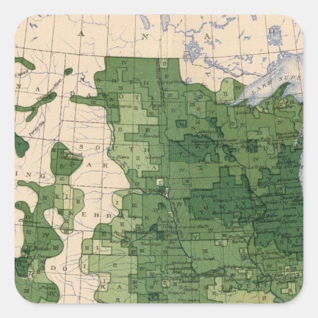 Pegatina Cuadrada 159 avena/acre (Anverso)