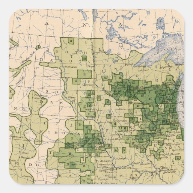 Pegatina Cuadrada 160 Rye/m2 (Anverso)