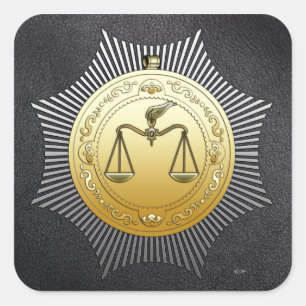 Pegatina Cuadrada 16° grado: Príncipe de Jerusalén