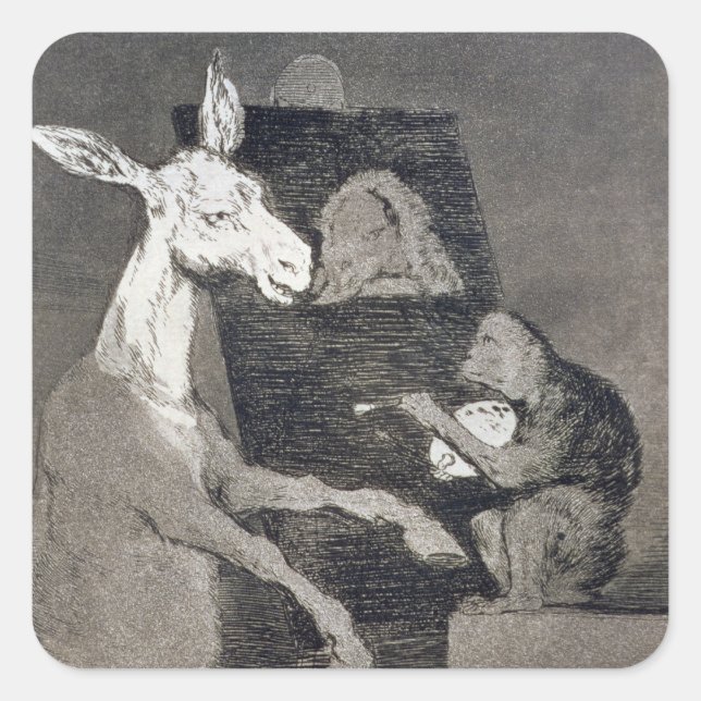 Pegatina Cuadrada 193-0082141 Ni más ni menos, plato 41 de 'Lo (Anverso)