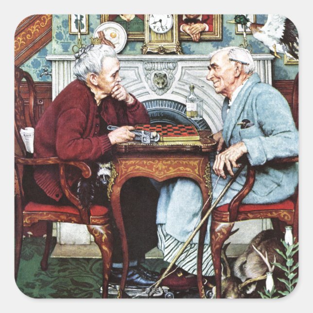 PEGATINA CUADRADA 1943 (Anverso)