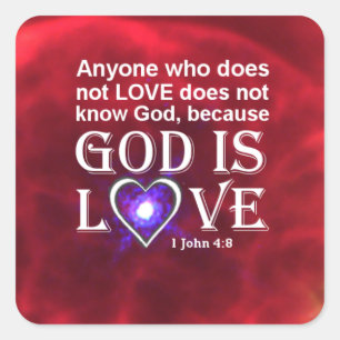 Pegatina Cuadrada 1 4:8 de Juan