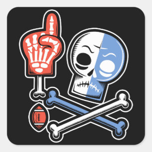 Pegatina Cuadrada #1 Fubo Juju