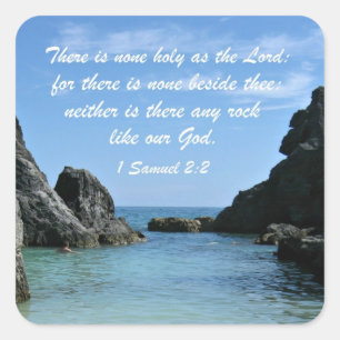 Pegatina Cuadrada 1 Samuel 2:2