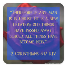 2 Corintios 5:17 Redención de los Beast Pegatinas