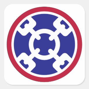 Pegatina Cuadrada 310.º Comando de Sostenimiento