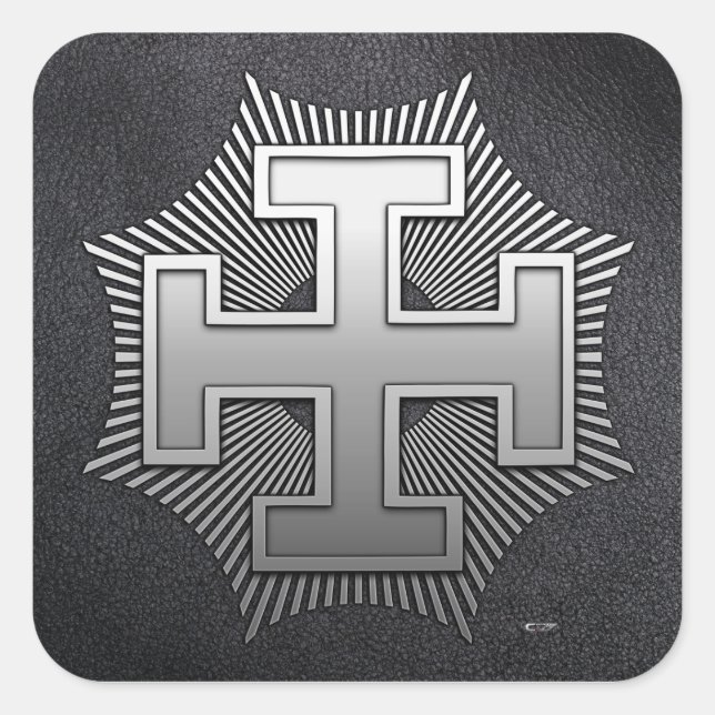 Pegatina Cuadrada 31° grado: Inspector Inquisitor (Anverso)