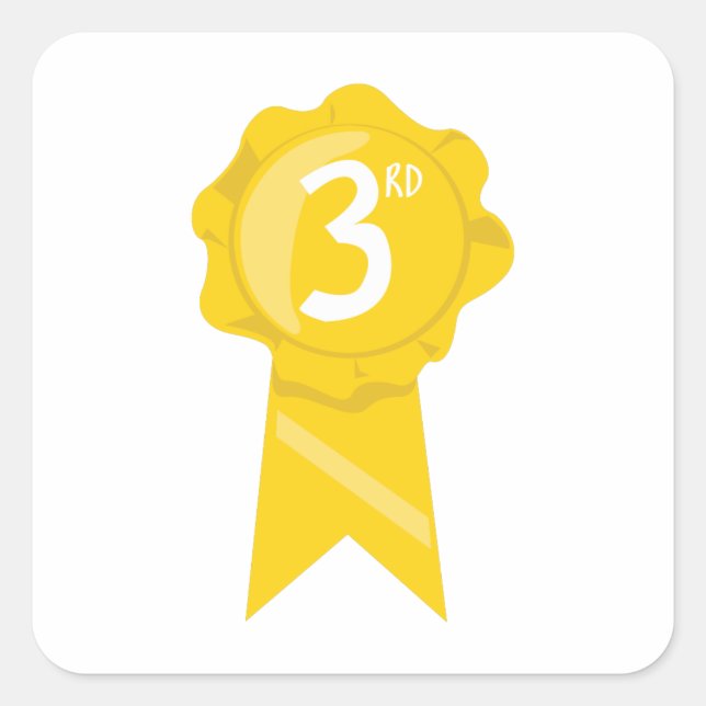 Pegatina Cuadrada 3.ª Cinta (Anverso)