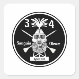 Pegatina Cuadrada 3-4 Slap