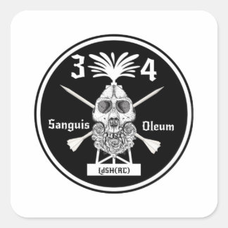 Pegatina Cuadrada 3-4 Slap