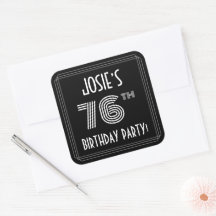 76ª Fiesta de Cumpleaños: Estilo Art Deco y nombre