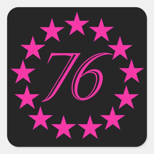 PEGATINA CUADRADA 76 (Anverso)