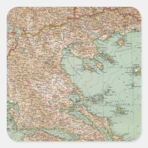 Pegatina Cuadrada 8283 Grecia