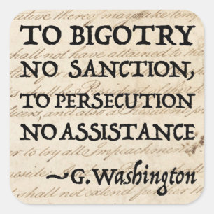 Pegatina Cuadrada A La Persecución Sin Asistencia