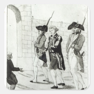 Pegatina Cuadrada A lo que nos hemos reducido