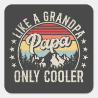A papá le gusta el abuelo solamente retro frío