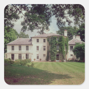 Pegatina Cuadrada Abajo casa, el hogar de Charles Darwin