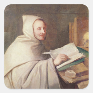 Pegatina Cuadrada Abbot Armand-Jean le Bouthillier de Rance