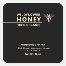 Abeja de miel de oro moderno