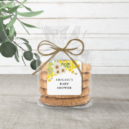 Pegatina Cuadrada Abeja de miel y favor personalizado de maricón