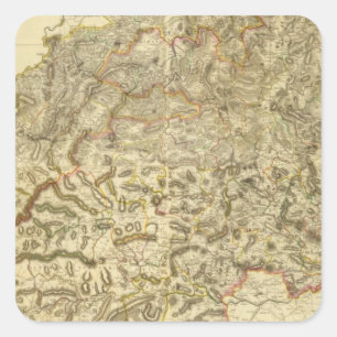 Pegatina Cuadrada Aberdeen compuesta, Banff