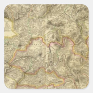 Pegatina Cuadrada Aberdeen compuesta, Banff 2