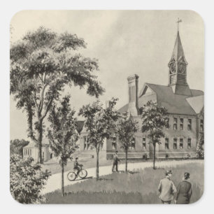 Pegatina Cuadrada Academia Phillips Exeter