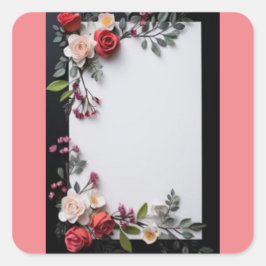 Pegatina Cuadrada Acentos y tratamientos para paredes > Decales de p