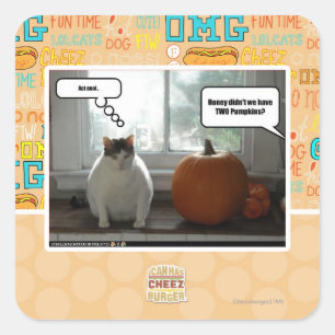 Pegatina Cuadrada Acto fresco