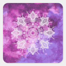 Acuarela Mandala Galaxy Mehndi